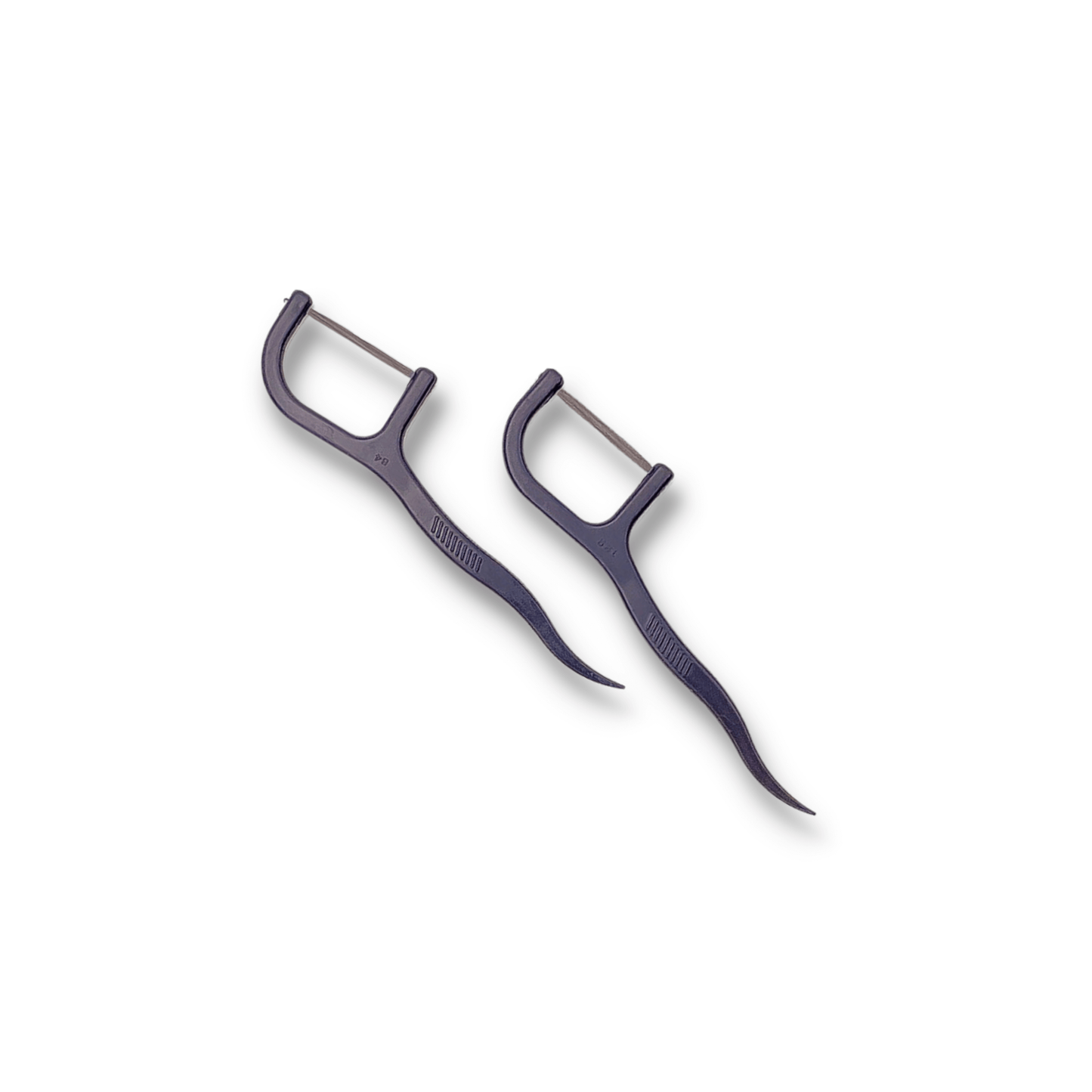 PearlBar Charcoal Infused Dental Flossers - biodegradable, whitens between teeth, travel friendly