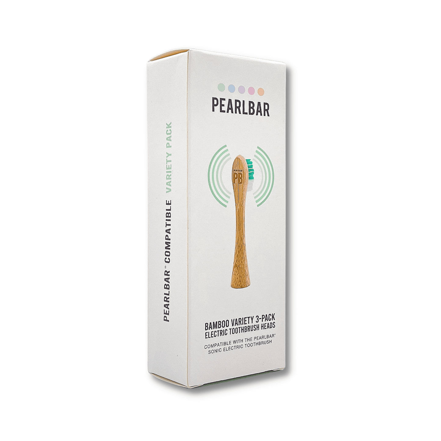 
                  
                    PearlBar Sonic Electric Toothbrush Bamboo Heads Variety 3 pack Biodegradable Charcoal Eco-Friendly
                  
                