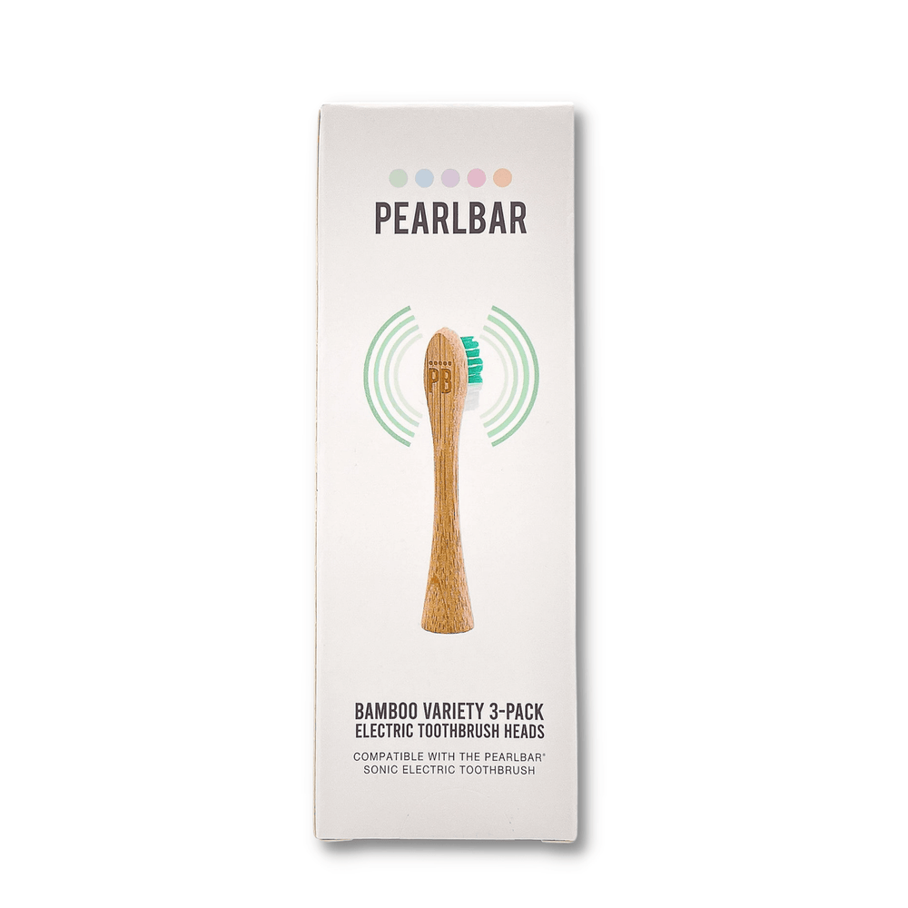 
                  
                    PearlBar Sonic Electric Toothbrush Bamboo Heads Variety 3 pack Biodegradable Charcoal Eco-Friendly
                  
                