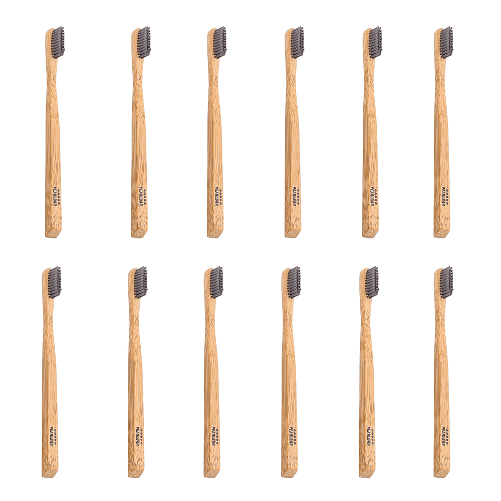 PearlBar Bamboo & Charcoal Toothbrush - 12 supply