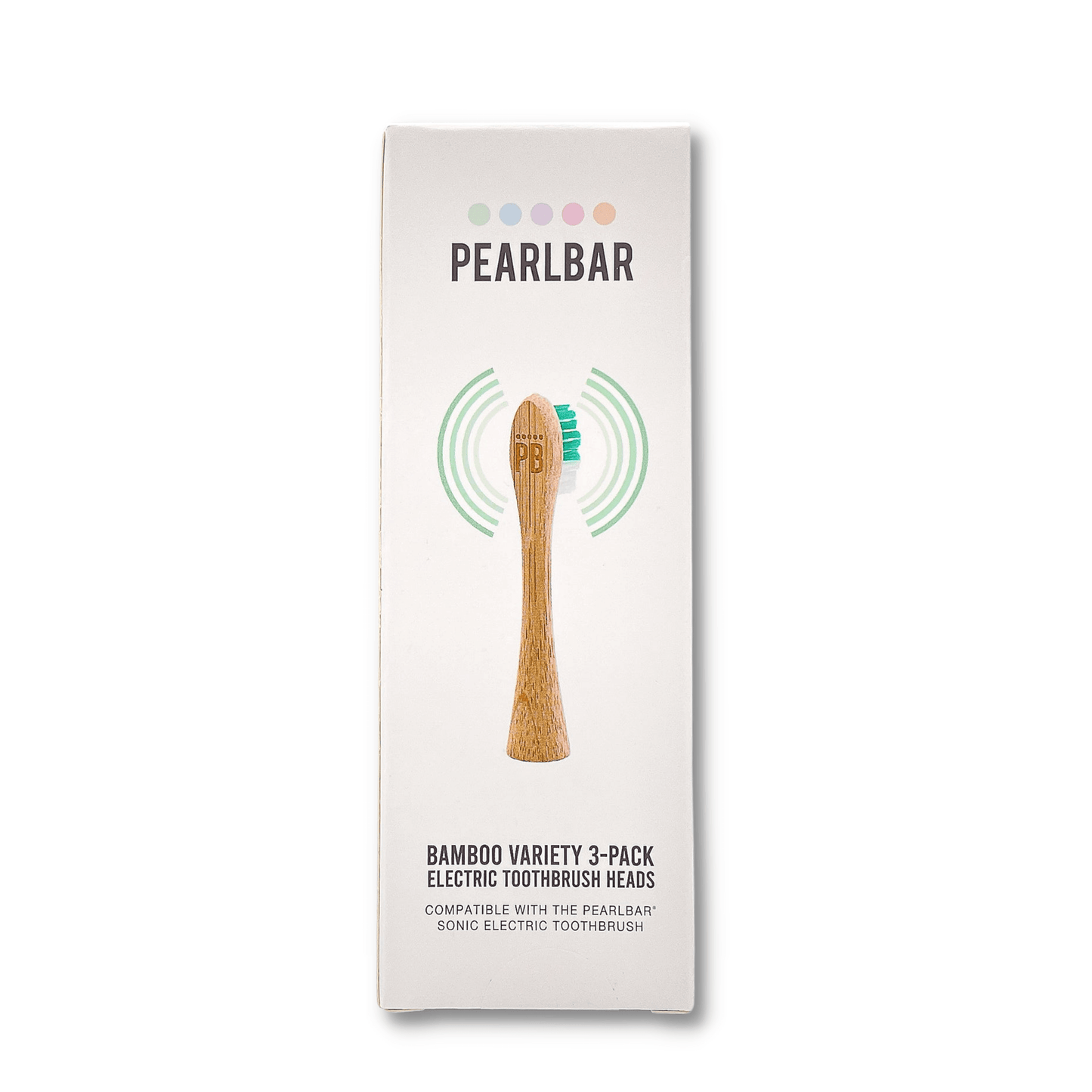 
                  
                    PearlBar Sonic Electric Toothbrush Bamboo Heads Variety 3 pack Biodegradable Charcoal Eco-Friendly
                  
                